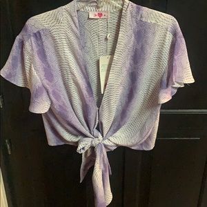 Buddy Love top.New with tag. Beautiful lavender